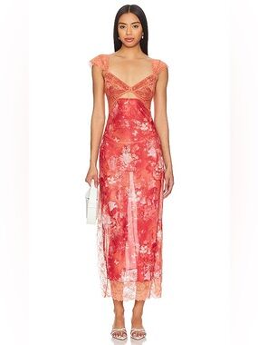 chinese dress ladies Free People Butterfly Babe Midi Dress